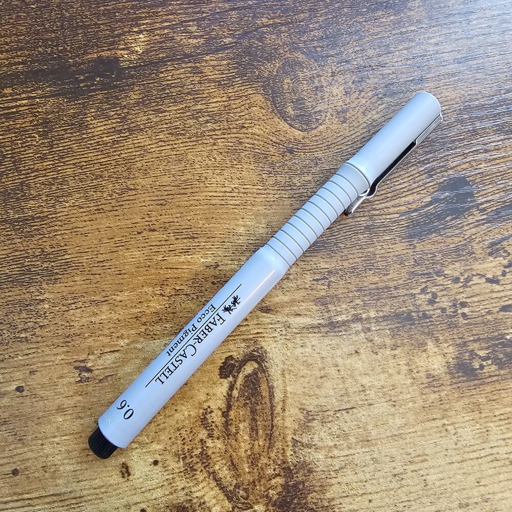 Faber-Castell Ecco Pigment pen with a 0.6mm tip